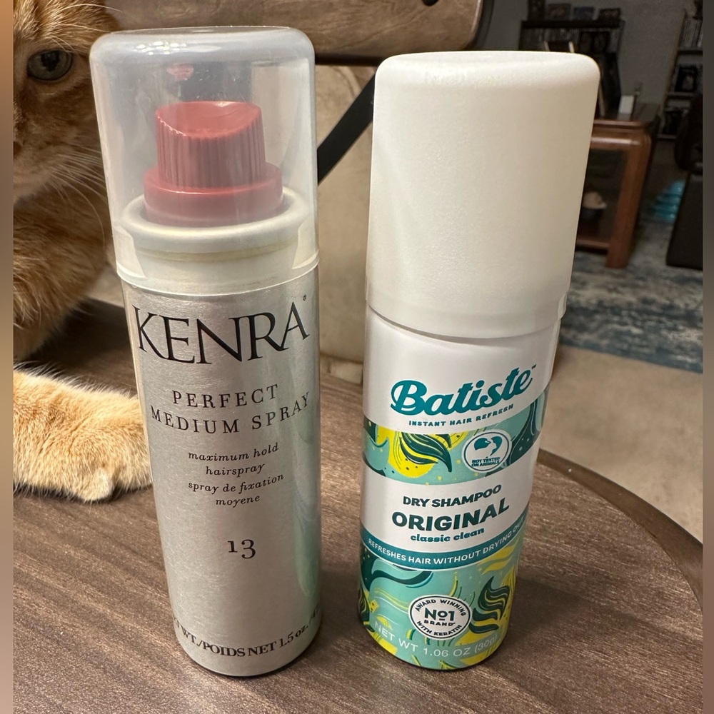 Kenra perfect medium spray & Batiste bundle